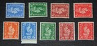 Kgvi 1941 1950 Definitives  Sideways   Inverted 4 Sets  Sg485-492  Sg503-508 Mnh