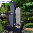 1 2 4 8 10pcs Submersible Led Light Fountain Ring  6-led No Ac Plug  For Garden