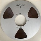Sony 10  Empty Metal Reel  Classic 3 Window Silver  Original Box   Bag