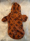 Fashion Hoodie Sweater Luxury  Clothes For Dog Cat Pets Brownish-orange