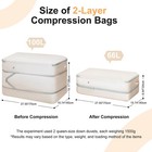 Comforter Storage Bag - Large Capacity Bedding Storage Bags Ultra Space Savin   