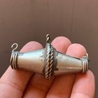 Ancient Authentic Roman Silver Fascinus Phallus Amulet 1st-3rd Century Good Luck