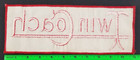 Vintage Twin Coach Bus Transportation Large Patch