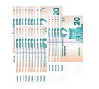 Lot Of 25 New 2024 -  20 Zimbabwe Banknote Uncirculated With Qr Code