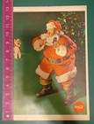 Coca Cola Santa Claus Shushing Little Dog Christmas Tree Vintage Print Ad 1961