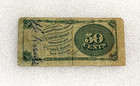 1866 50 Cents United States Fractional Currency Note Fr-1376 Fourth Issue