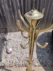 Vintage Brass Coat Rack Hall Tree