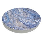 Juliska Firenze Marbleized 9  Dessert   Salad Plate In Delft Blue