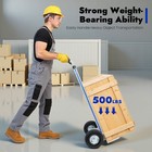 500lbs Aluminum Hand Truck-heavy Duty Detachable Dolly Cart For Moving Warehouse