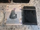 R  B  Auto Graflex Curtain Aperture Camera With Bausch   Lomb Lens Case Instruct