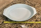 Nos Never Used Vintage Pyrex Blue Snowflake Casserole Dish 1 1 2 Qt - No Lid