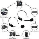 2 4g Dual Wireless Microphone System With 2 Headset Mics For Speakers  Pa