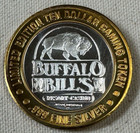 1997 Buffalo Bill s Primm  Nevada 999 Silver Strike  10 Casino Token Doc Holiday