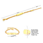 Newborn Baby child Boys girls Gold Filled Bracelet Chain Jewelry Christmas Gfit