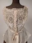 Victorian 19th C Thinnest Silk Camisole W Lace   Silk Ribbons
