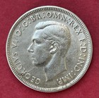 1943-s Australia 1 Florin Silver Coin 