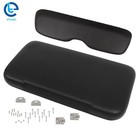 For Ezgo Medalist Txt Golf Cart Black Front Seat Cushion With Hardware 1993-2013