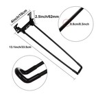 12 6 In Folding Hairpin Table Legs  4 Pcs Heavy Duty Foldable For Coffee Tabl   