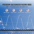 Razor Wires Razor Barbed Wire 246ft 5 Rolls Razor Wire Fencing Razor Fence
