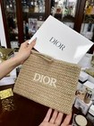 Diorpouch Bag 2025 Original Limited Summer Rattan Beige
