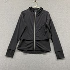 Dover Saddlery Women   s Small Black Equestrian Riding Jacket Hooded Stretch