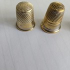 Vintage - Brass Sewing -         Thimble - Size 3-3-ez9-10