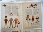 Lot Of 4 Vintage  1960 s Betsy Mccall Paper Doll Pages From Mccall s Magazines