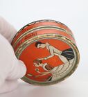 Vintage Three Flowers Face Powder - Antique Art Decco Style - Powder Box 1920 s
