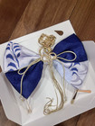 Official Genshin Impact Kamisato Ayato Crossbody Tassel Chain Bag Bow Hair Acc 