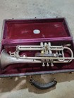  vintage  C g  Conn New Wonder Silver Cornet - Made In Elkhart