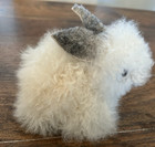 Peruvian Alpaca Fur Plush Set Rabbit Guinea Pig Handmade Soft Cuddly Collectible
