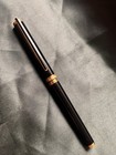 Vintage S t  Dupont Classique Fountain Pen Black Laque De Chine 18k Gold Nib