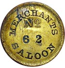 1860 Providence Rhode Island Token Merchants Saloon S Smith Ex  Tanenbaum