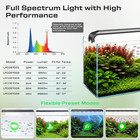 48-57in Freshwater Aquarium Light  Rgb w Fish Tank Light   24 7 Timer With Remot