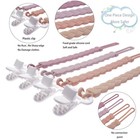 Sutoyuen Pacifier Clip Girl s Color 4-pack