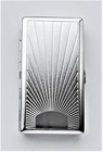 Cigarette Case Victorian Style Metal Holder For Regular  King And Silver