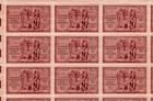 1953 Usps Full Sheet 50 Scott  1020 3c Louisiana Purchase Mnh St3533