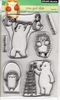 New Penny Black Rubber Stamp You Got This  Clear Cling Set Free Usa Ship