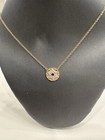 14k Yellow Gold Gabriel   Co Star Of David Pendant  0 08 Ctw