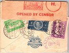 1941 Kaboul Afghanistan Opened By Censor Cover To New York Ny Usa