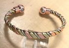 Pure Copper Bracelet Magnetic Therapy Arthritis Pain Men Women Energy Cuff Color
