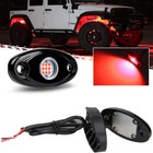 Lot Led Rock Lights Offroad Underbody Lighting Kit For Jeep Truck Atv Utv 4x4