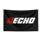 Echo Power Chainsaws Prints Polyester Banner Flag Wall Hang Garage D  cor 5x3ft