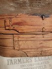 Antique 18-19th Century Oval Bentwood  Stitched Lap Jointed Pantry Box 