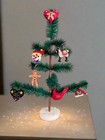 Primitive Christmas Handcrafted Felt 1 5    Red Santa Hat Ornament