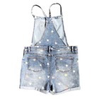 Cat   Jack Girls Bib Shorts Shortalls Size Xl 14-16 Waist 34  Heart Print