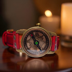 Vintage Compass Wrist Watch Brass Nautical Leather Steampunk   A Premium Gift