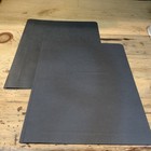 Lot Of 2 Vintage Smead T118bk 3-prong Fastener Folders Black Usa No Pockets