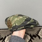 Vtg Vietnam French Commando Ouragan Macv Sog Jwd Tiger Stripe Camouflage Beret