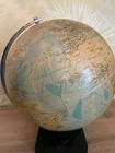 Phillips 10  Inch Vintage Terrestrial Globe On Bakelite Base 1964